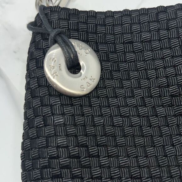 THE SAK Black Woven Knit Convertible Clutch Wristlet Small Bag - Picture 3 of 8